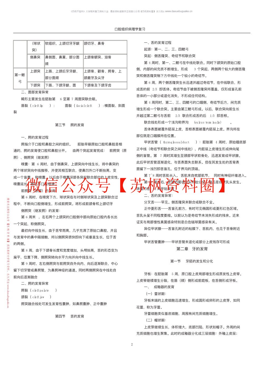 口腔组织病理学